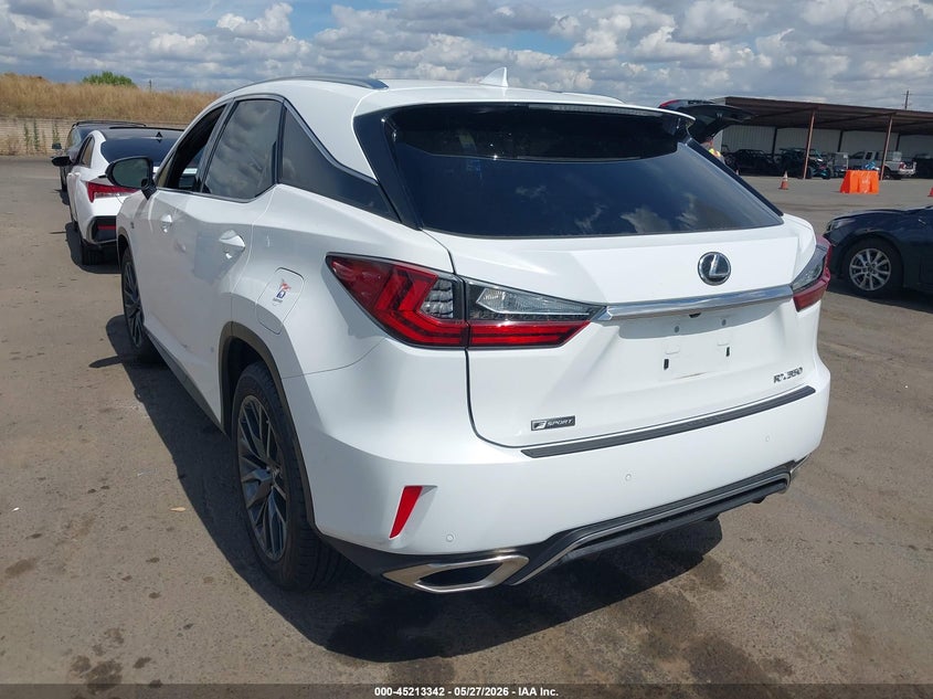 Vin: 2t2bzmca0gc007973, lot: 45711083, lexus rx 350 f sport 20163