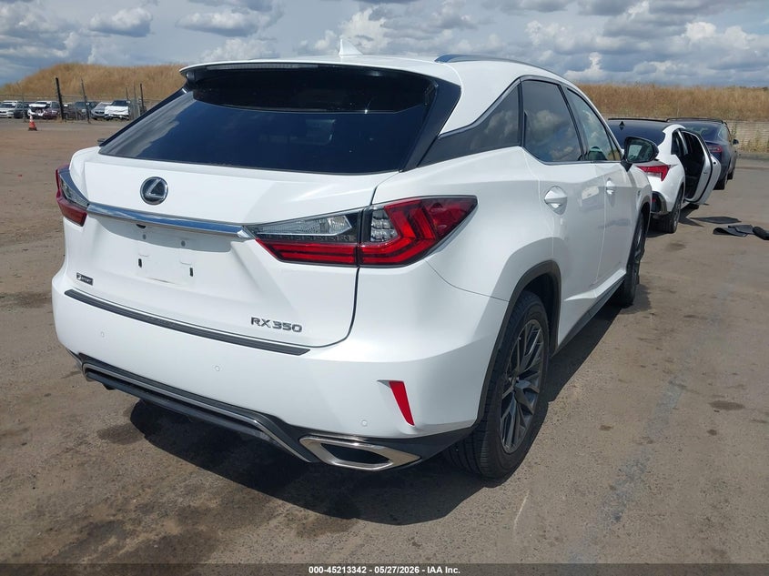 Vin: 2t2bzmca0gc007973, lot: 45711083, lexus rx 350 f sport 20164