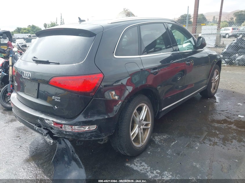 2013 AUDI Q5 SPORT UTILITY VEHICLE 2.0L I-4 DI, DOHC, VVT, TURBO, 211HP