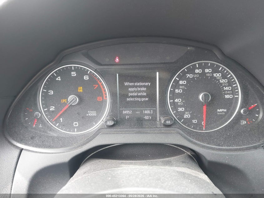 2013 AUDI Q5 SPORT UTILITY VEHICLE 2.0L I-4 DI, DOHC, VVT, TURBO, 211HP