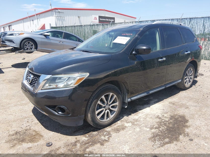 Vin: 5n1ar2mm8gc600501, lot: 45711213, nissan pathfinder s 20162
