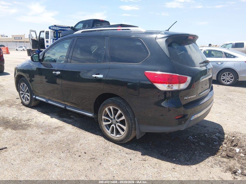 Vin: 5n1ar2mm8gc600501, lot: 45711213, nissan pathfinder s 20163