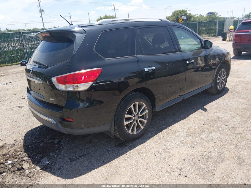 Vin: 5n1ar2mm8gc600501, lot: 45711213, nissan pathfinder s 20164