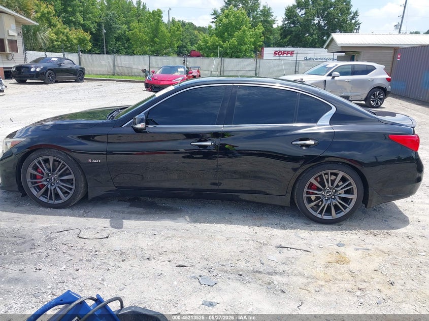 2017 Infiniti Q50 3.0T Red Sport 400 VIN: JN1FV7AP1HM851151 Lot: 45213525