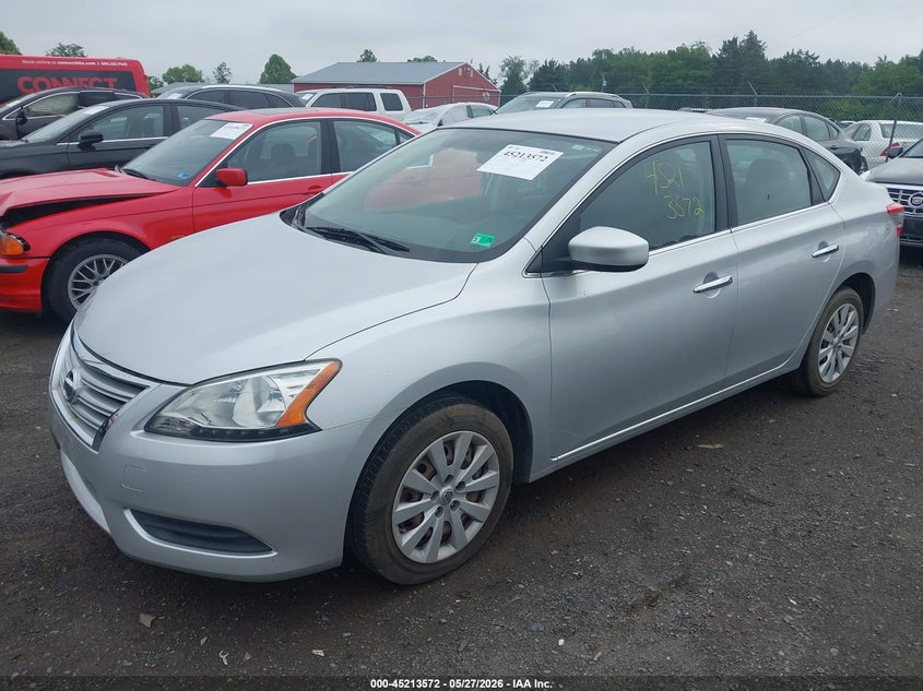 2015 Nissan Sentra S 3N1AB7AP9FY305937 photo 1
