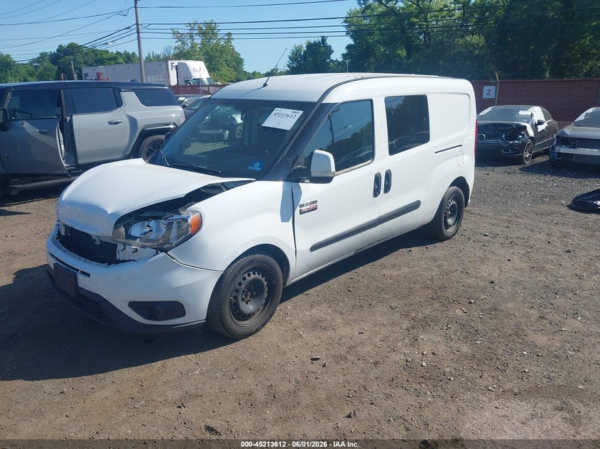 Vin: zfberfbtxg6b14025, lot: 45711367, ram promaster city tradesman slt 20162