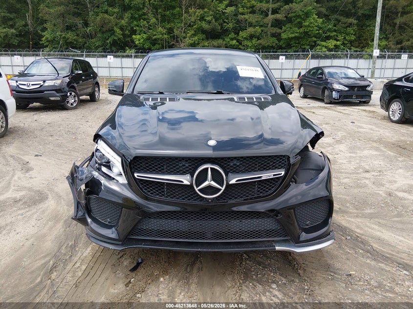 2017 Mercedes-Benz Amg Gle 43 Coupe 4Matic VIN: 4JGED6EB1HA067196 Lot: 45213648