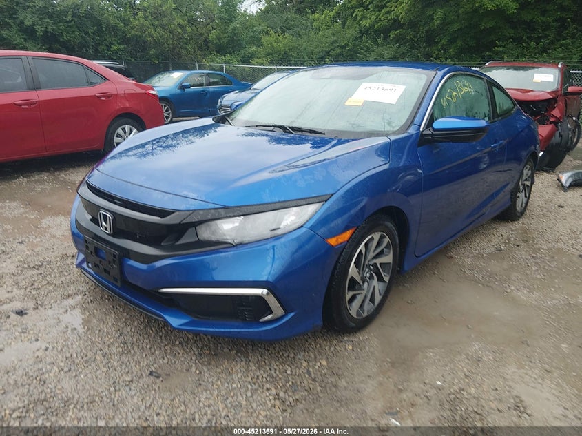 2019 Honda Civic Lx 2HGFC4B66KH309806 photo 1