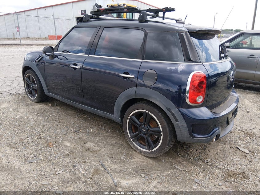 Vin: wmwzc3c55cwl82421, lot: 45711501, mini cooper s countryman 20123