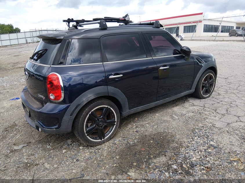 Vin: wmwzc3c55cwl82421, lot: 45711501, mini cooper s countryman 20124