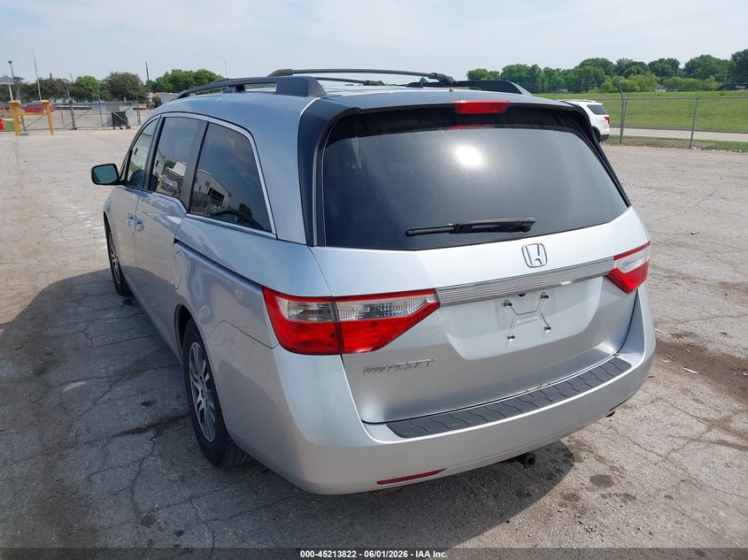 Vin: 5fnrl5h66bb102993, lot: 45711577, honda odyssey ex-l 20113