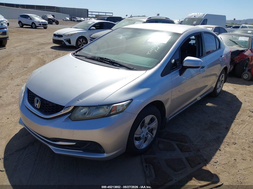 2014 Honda Civic Lx 19XFB2F54EE014582 photo 1