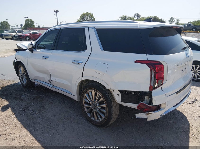 Vin: km8r5dhe2lu096108, lot: 45711832, hyundai palisade limited 20203