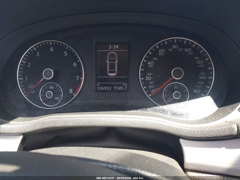 2013 Volkswagen Passat 2.5L Se VIN: 1VWBP7A38DC125920 Lot: 45214107