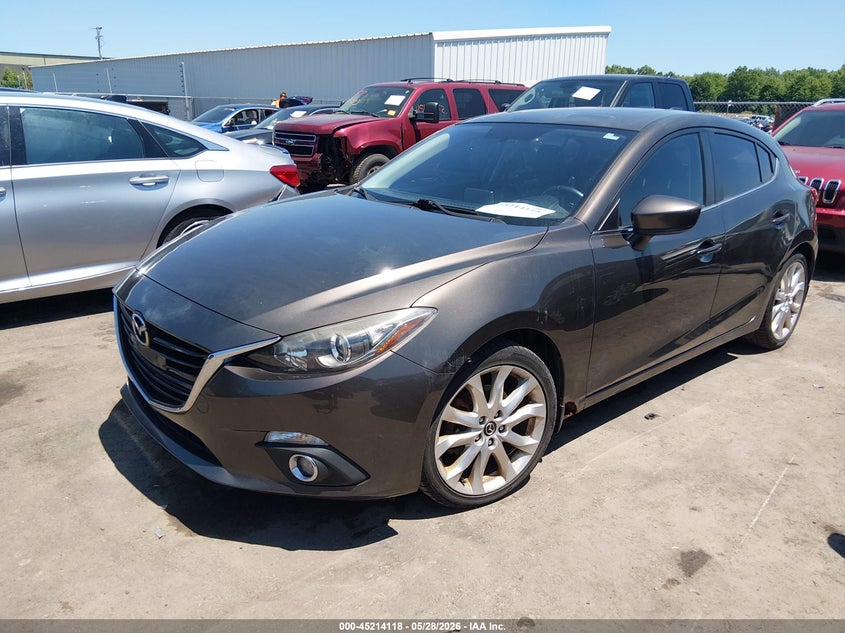 Vin: jm1bm1l38f1228100, lot: 45711873, mazda mazda3 s touring 20152