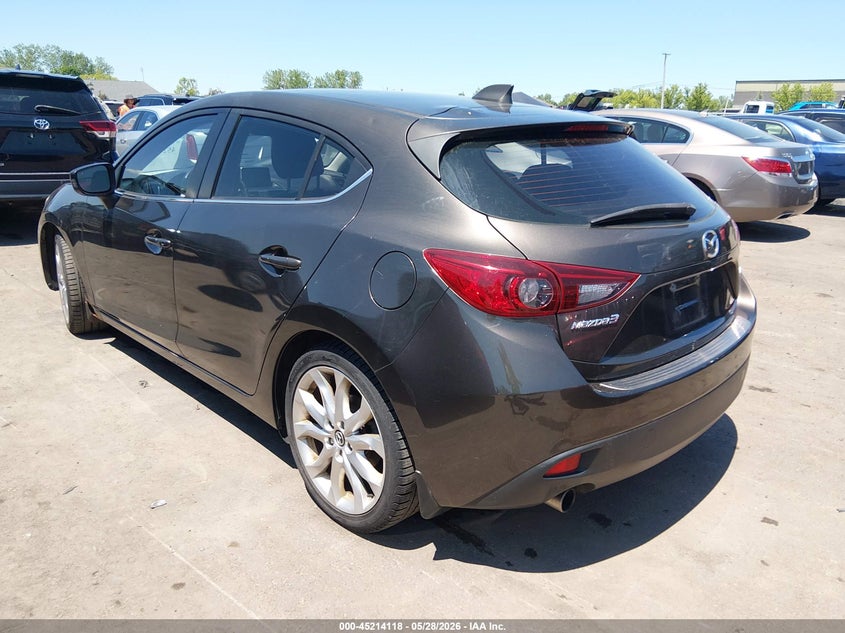 Vin: jm1bm1l38f1228100, lot: 45711873, mazda mazda3 s touring 20153