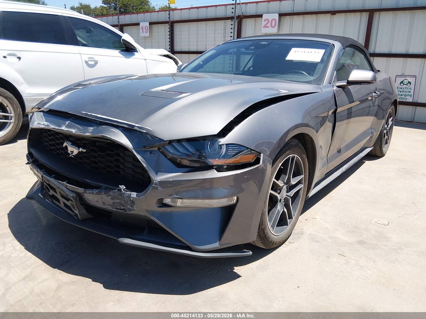 Vin: 1fatp8uh8m5120750, lot: 45711888, ford mustang ecoboost premium 20212