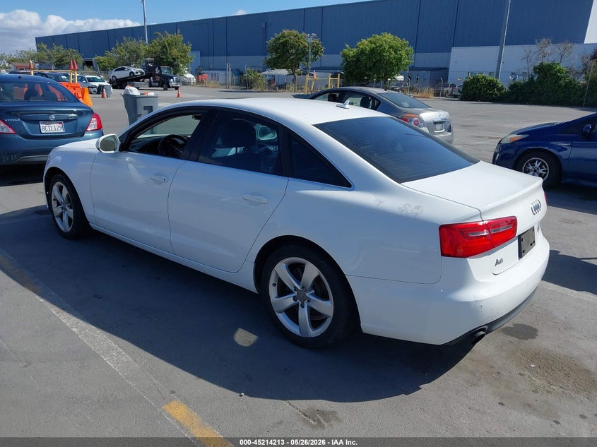 Vin: waudfafc3cn163690, lot: 45711968, audi a6 2.0t premium 20123