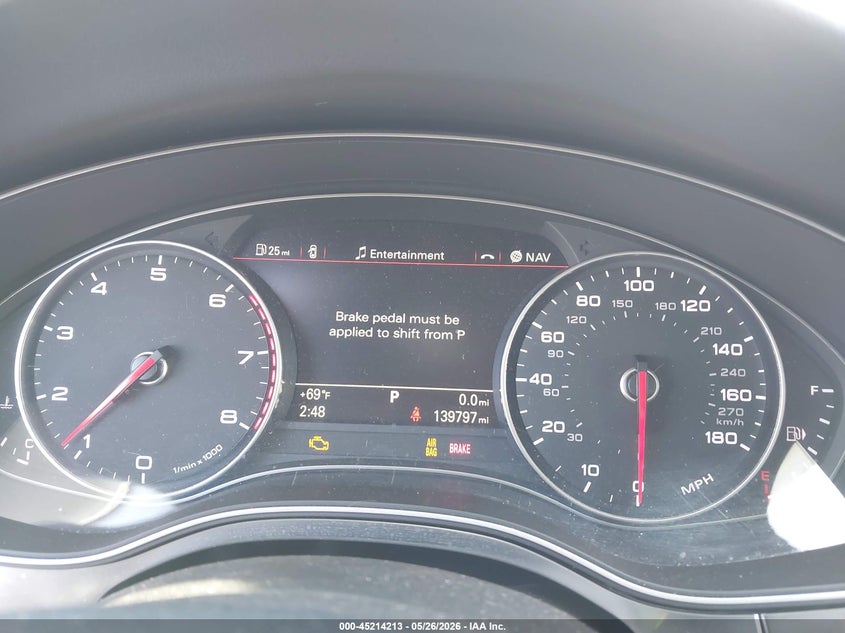 2012 Audi A6 2.0T Premium VIN: WAUDFAFC3CN163690 Lot: 45214213