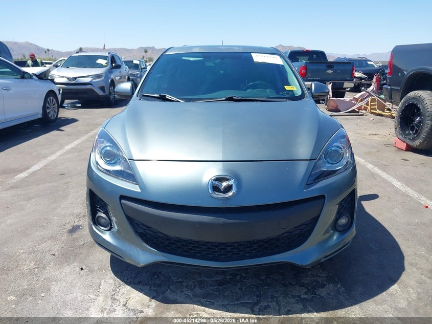2012 Mazda 3 2.0 I Grand Touring green Lot 111045214296 Vin JM1BL1M70C1625798