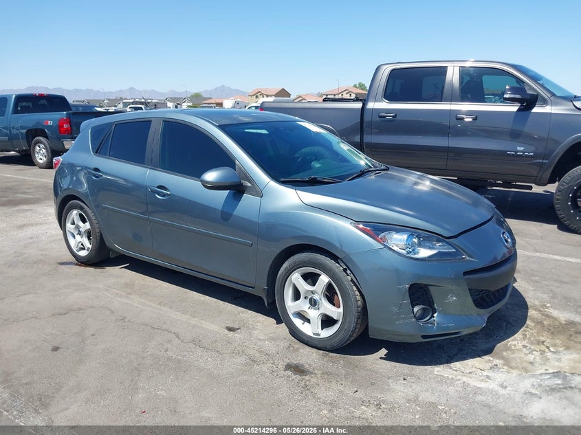 2012 Mazda 3 2.0 I Grand Touring green Lot 111045214296 Vin JM1BL1M70C1625798