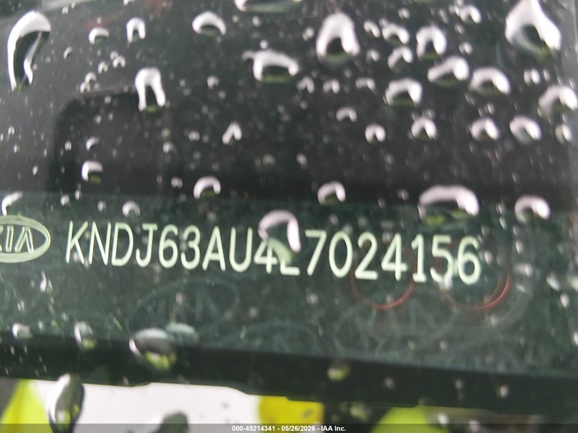 2020 Kia Soul Gt-Line VIN: KNDJ63AU4L7024156 Lot: 45214341