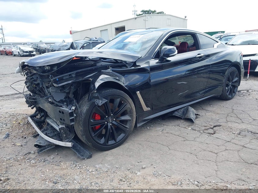 Vin: jn1fv7ek4jm530872, lot: 45712103, infiniti q60 3.0t red sport 400 20182