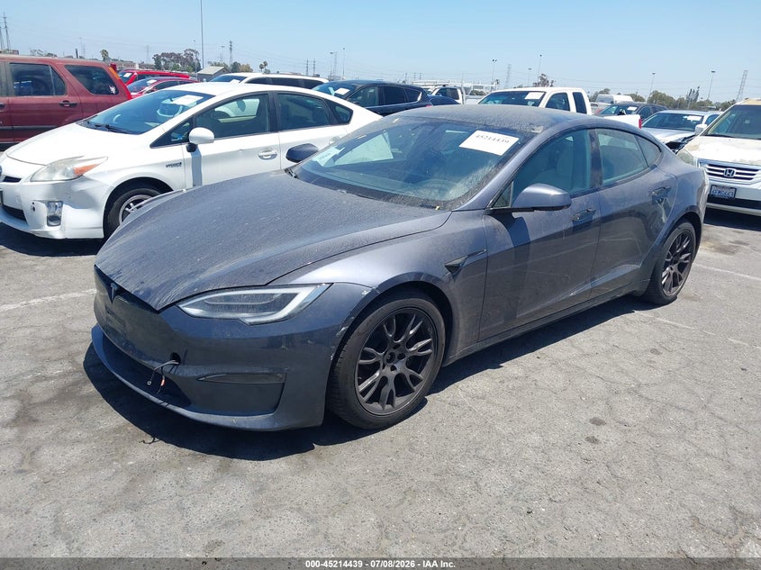 2021 Tesla Model S Plaid Tri Motor All-Wheel Drive 5YJSA1E66MF445701 photo 1