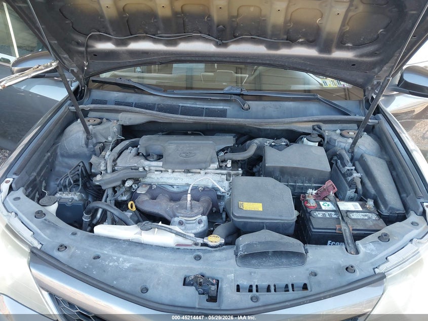 2012 TOYOTA CAMRY SEDAN 2.5L I-4 DOHC, VVT, 173HP