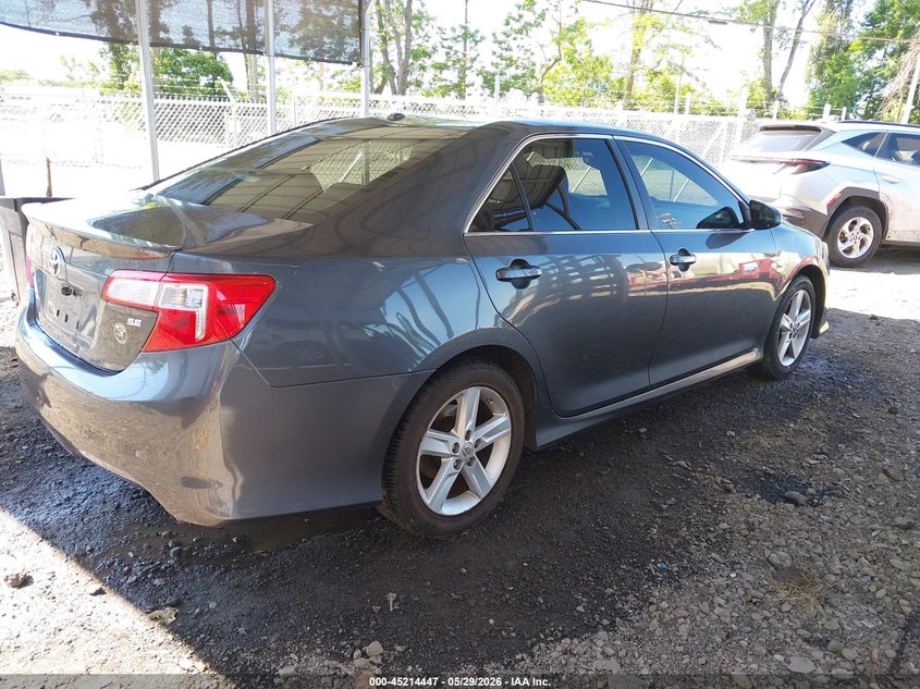 2012 TOYOTA CAMRY SEDAN 2.5L I-4 DOHC, VVT, 173HP