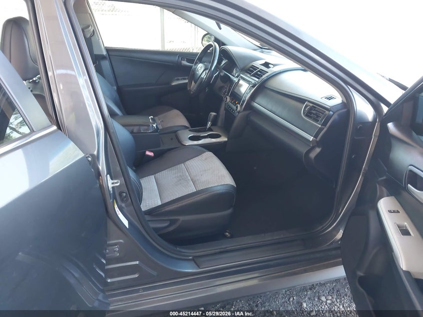 2012 TOYOTA CAMRY SEDAN 2.5L I-4 DOHC, VVT, 173HP