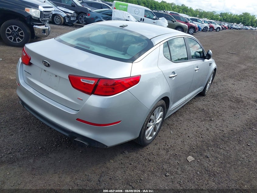 Vin: 5xxgm4a7xeg326593, lot: 45712261, kia optima lx 20144