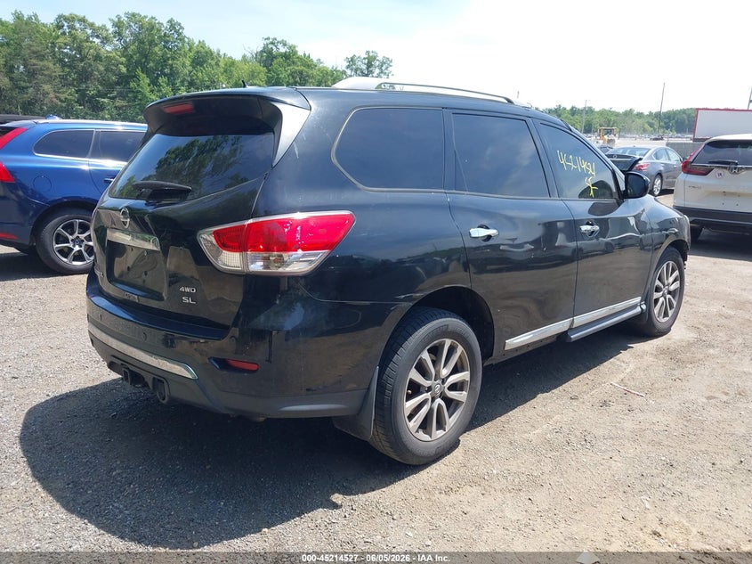 Vin: 5n1ar2mmxec645050, lot: 45712282, nissan pathfinder sl 20144