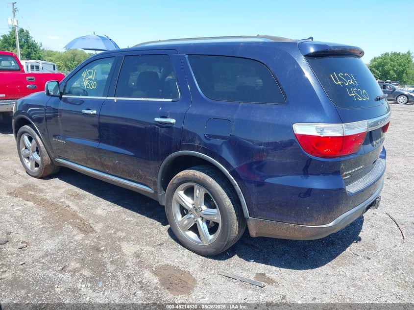 Vin: 1c4rdjegxdc572172, lot: 45712285, dodge durango citadel 20133