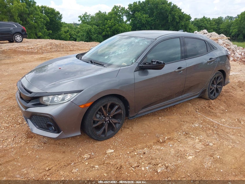 Vin: shhfk7h46hu213325, lot: 45712347, honda civic sport 20172