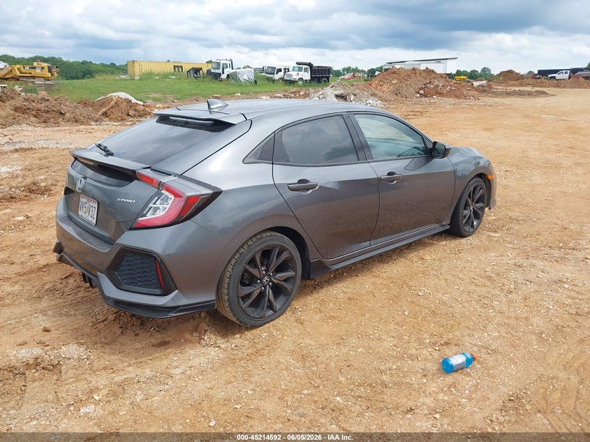 Vin: shhfk7h46hu213325, lot: 45712347, honda civic sport 20174