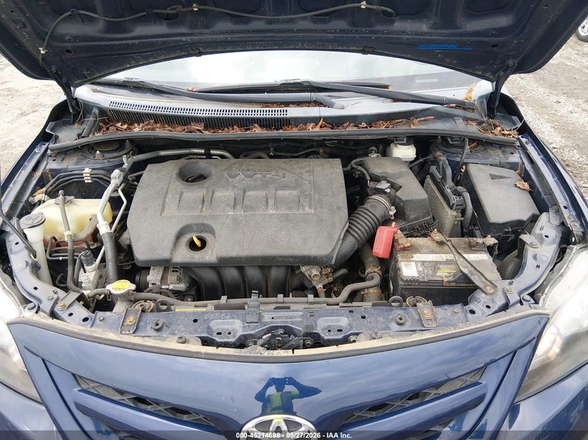 2011 Toyota Corolla 1.8 S Blue Lot 111045214688 Vin 2T1BU4EE9BC581872