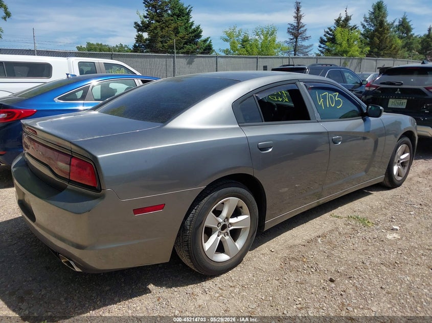 Vin: 2c3cdxbg4ch159662, lot: 45712458, dodge charger se 20124
