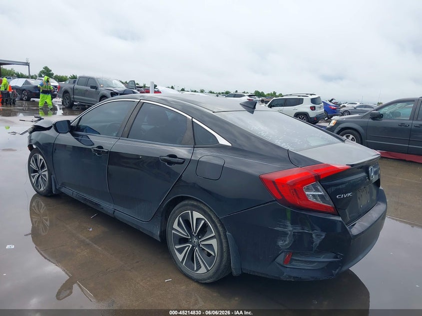 Vin: 19xfc1f71ge007620, lot: 45712585, honda civic ex-l 20163