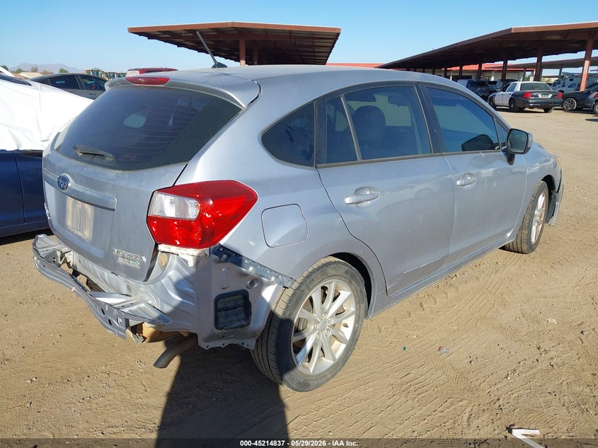 Vin: jf1gpac66e8260479, lot: 45712592, subaru impreza 2.0i premium 20144