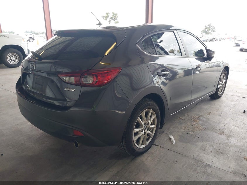 Vin: jm1bm1l72g128333a, lot: 45712596, mazda mazda3 i touring 20164
