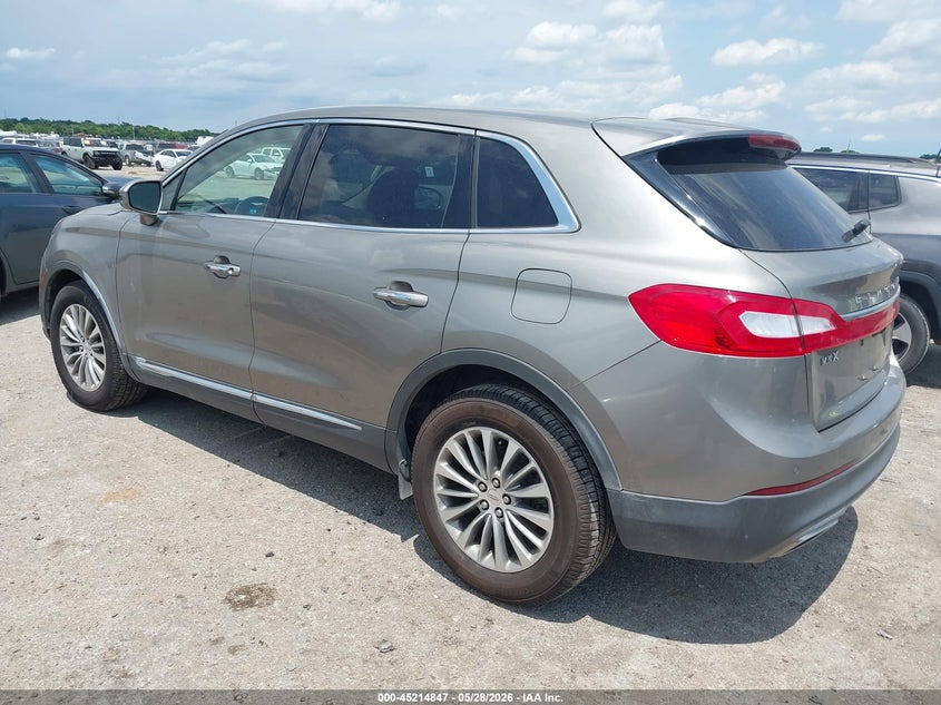 Vin: 2lmpj8kr9hbl21891, lot: 45712602, lincoln mkx select 20173