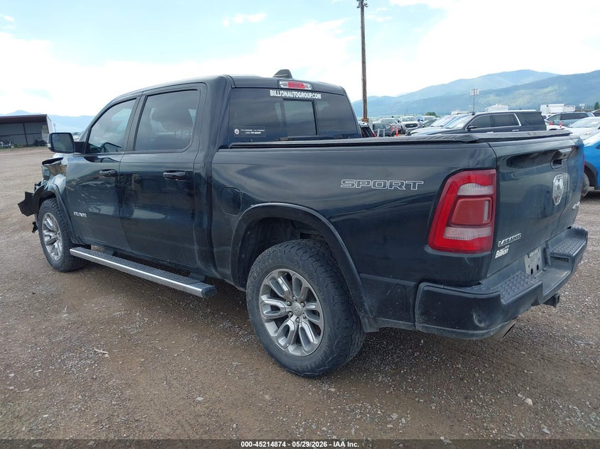 Vin: 1c6srfjt3ln114518, lot: 45712629, ram 1500 laramie  4x4 5'7 box 20203