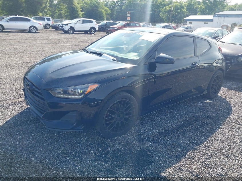 Vin: kmhtg6af0lu029974, lot: 45712684, hyundai veloster 2.0 premium 20202