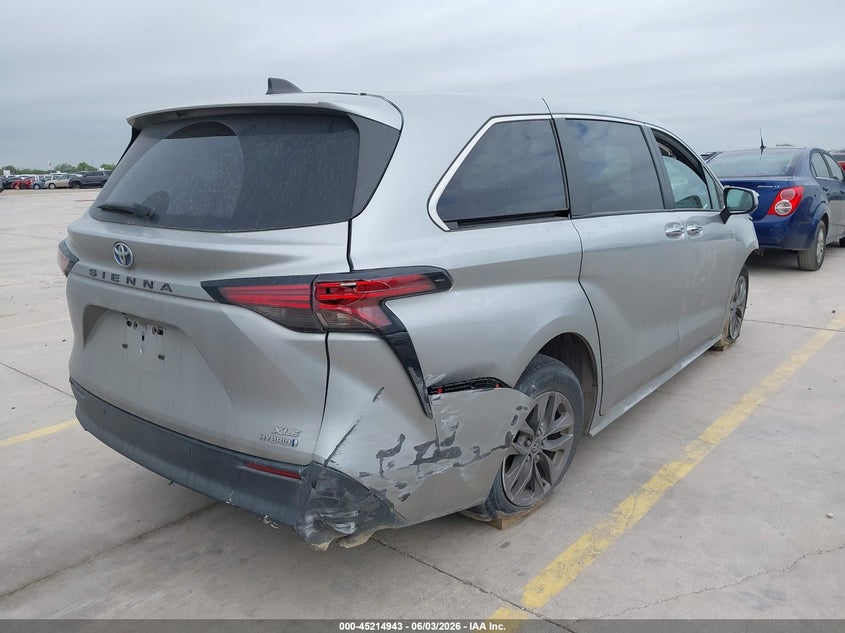 Vin: 5tdyrkec1ns125570, lot: 45712698, toyota sienna xle 20224