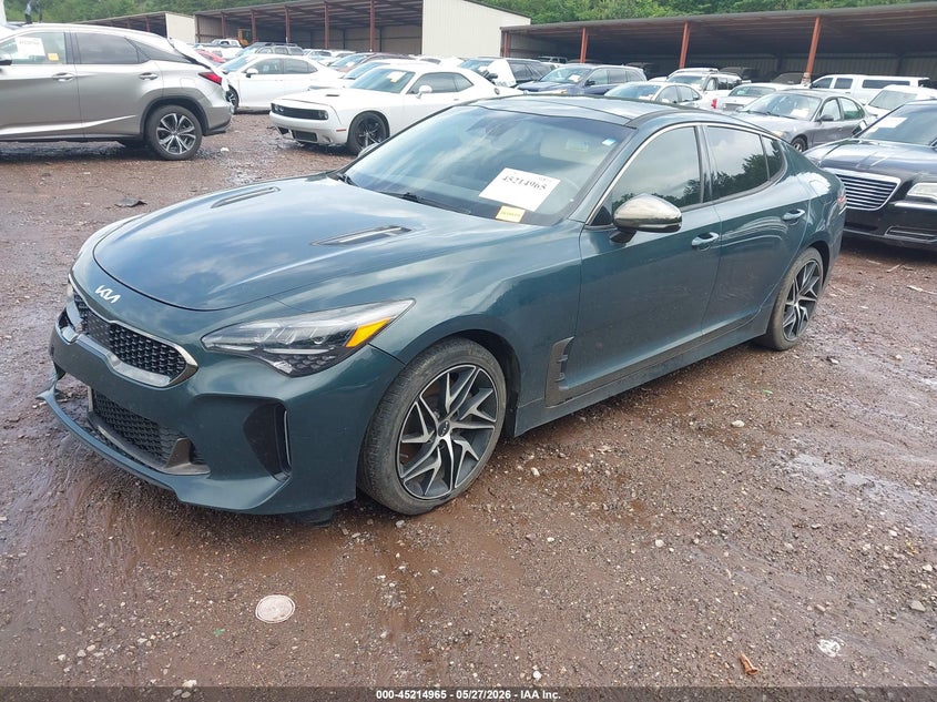 Vin: knae35ld5p6123001, lot: 45712720, kia stinger gt-line 20232
