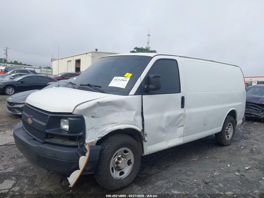 Vin: 1gcwgfca0d1137582, lot: 45712724, chevrolet express 2500 work van 20132