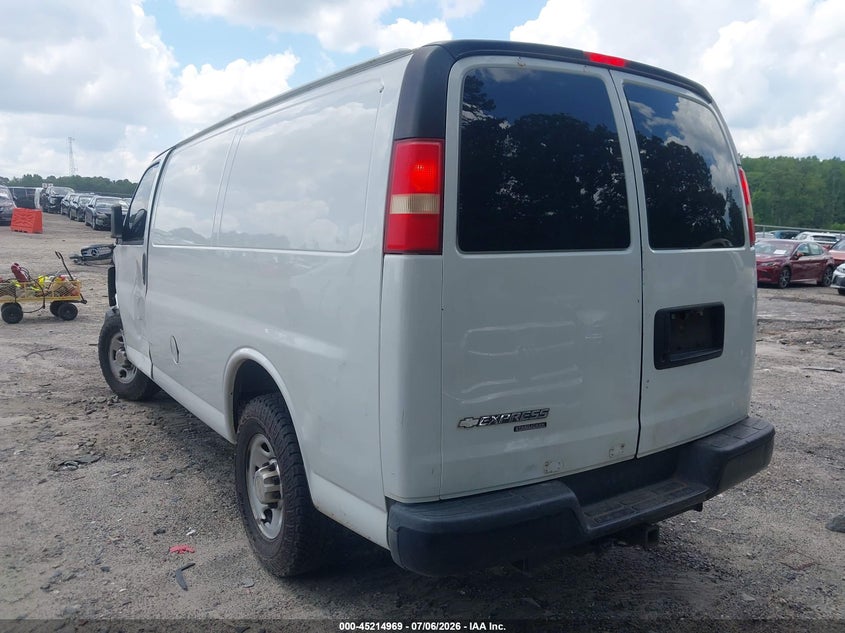 Vin: 1gcwgfca0d1137582, lot: 45712724, chevrolet express 2500 work van 20133