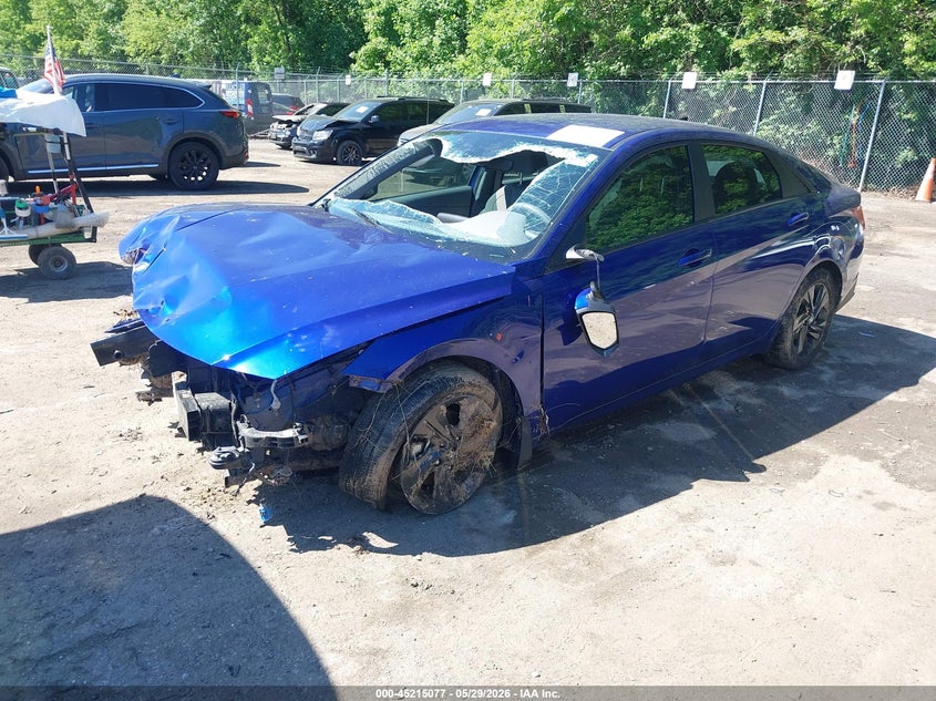 2023 Hyundai Elantra Hybrid Blue KMHLM4AJ2PU059145 photo 1