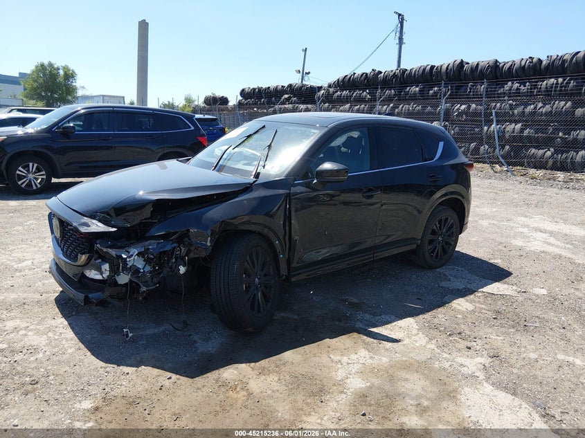Vin: jm3kfbay4p0121686, lot: 45712991, mazda cx-5 2.5 turbo 20232